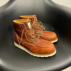 Carhartt 6" Waterproof Moc Steel Toe Wedge Work Boot #CMW6275 10.5 Wide Mens